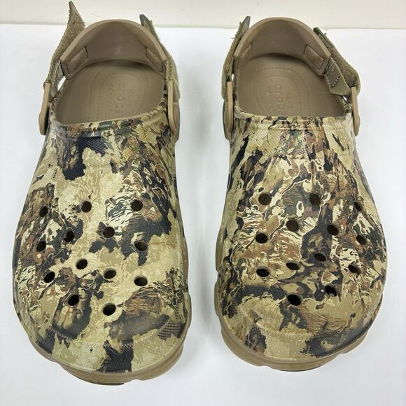 Crocs Camo Clogs Men’s 11 Veil Camo Beach Camping Outdoors Water Shoes main image 9